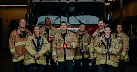 Chaque jour est la Journée nationale des premiers intervenants au café du service d'incendie