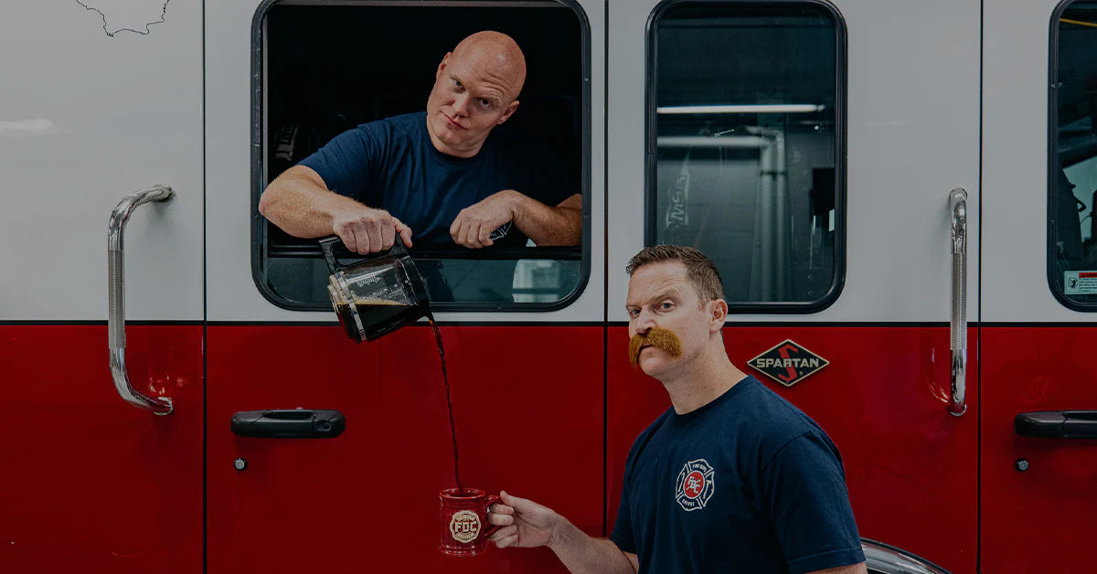 Jason Patton and Firefighter Fenton promoted in their Firefighter Ranks.