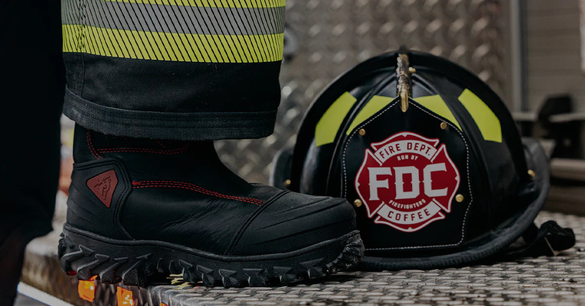 Firefighter boots.