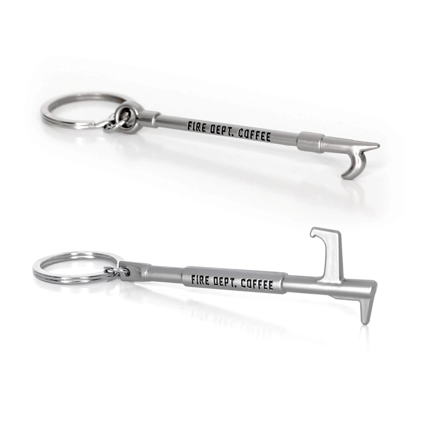 Pike Pole keychain and a New York Hook keychain