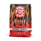 A five pound package of Fire Dept. Coffee’s Backdraft Espresso Coffee. 