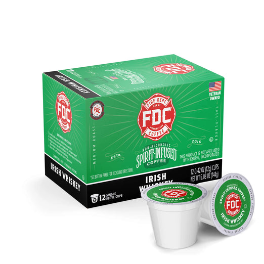 DOSETTES DE CAFÉ INFUSÉES AU WHISKY IRLANDAIS, 12 BOÎTES (144 TASSES)