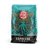 A 5 pound package of Fire Department Coffee's Shellback Espresso Roast.