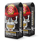 2 12-ounce packages of Fire Department Coffee’s Skull-Crushing Espresso Roasts.