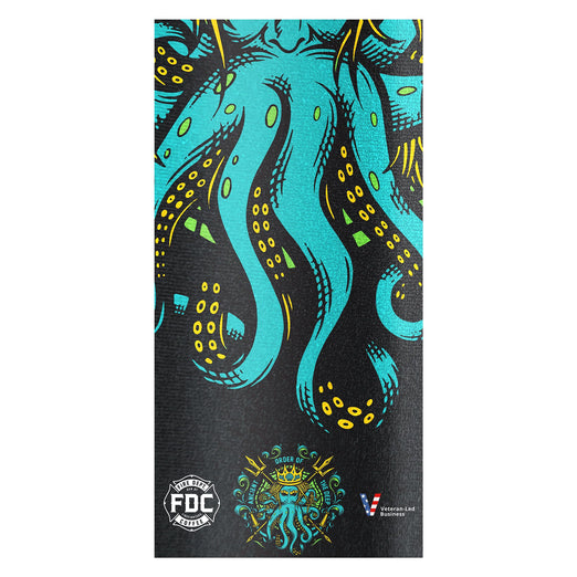 The art featured on the Shellback gaiter mask