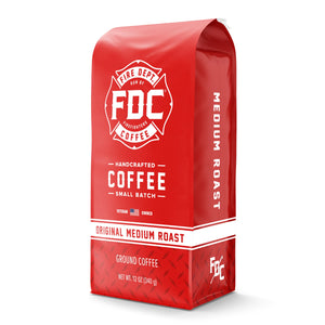 12 oz bag of Fire Department Coffee's Original Medium Roast Coffee