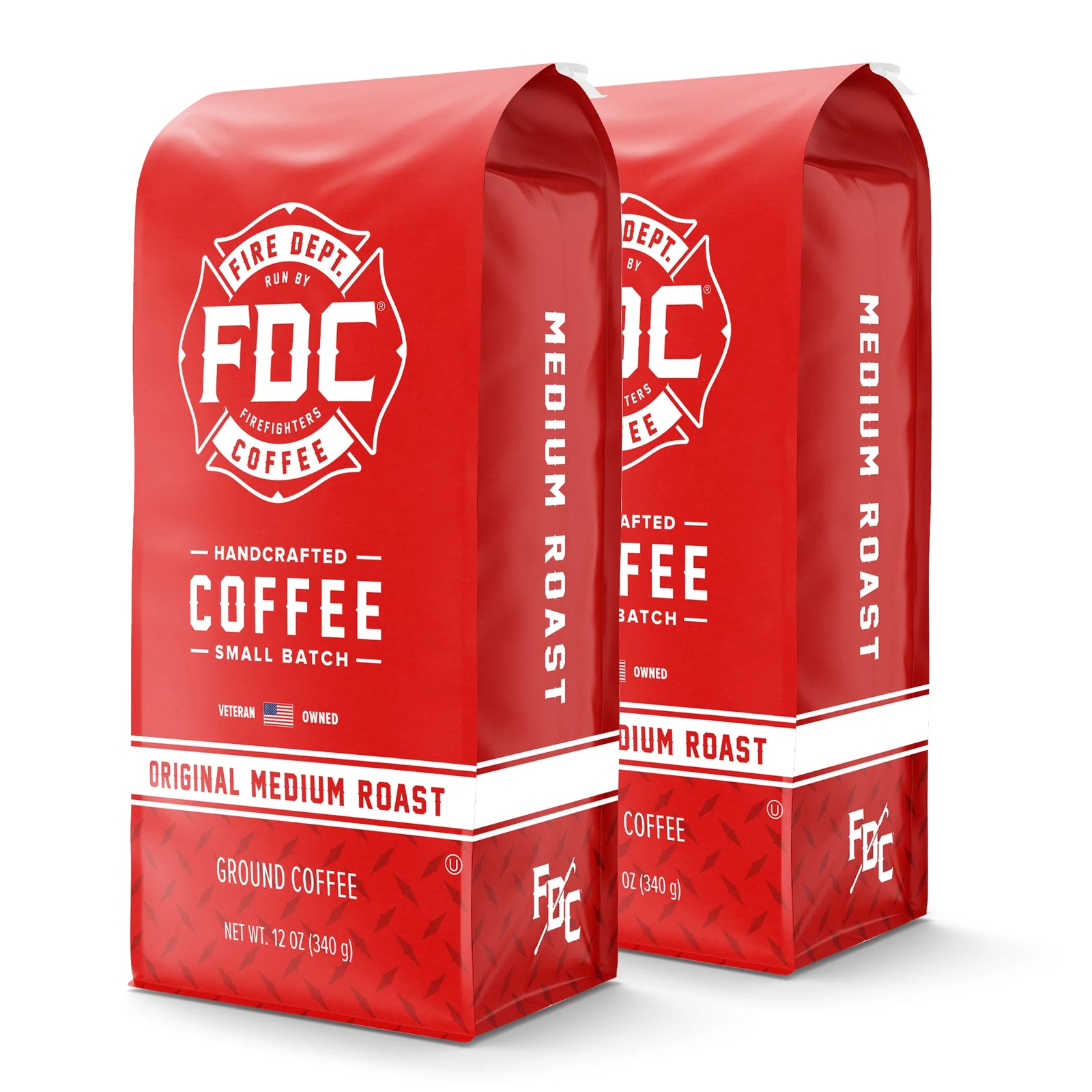 12 oz bag of Fire Department Coffee's Original Medium Roast Coffee