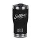 Black Jobtown 20oz tumbler front view